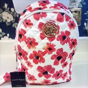 NWT Nanette Lepore Poppy Print Backpack